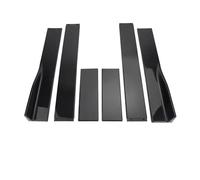 Pasos Laterales para Hyundai para Genesis Coupe 86.6'' Spoiler Divisor Falda Lateral Lip Rocker Panel Extensions Body Kit Parachoques Coche Negro