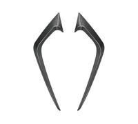 Pasos Laterales para para Fiesta ST MK6 2012-2017 Alerón Parachoques Delantero Divisor Rejilla Ventilación Moldura(Aspecto de Fibra de Carbono)