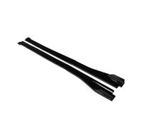 Pasos Laterales para RC 200 300 350 2014-2021 Extensiones Faldones Laterales Bumper Door Lip Splitters Winglet Auto Accessories(Negro Brillante)