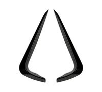 Pasos Laterales para Serie 3 E90 E91 LCI MSport 2009 2010 2011 2012 Parachoques Delantero Faro Antiniebla Rejilla Cubierta Cuchilla Aire Divisor Kit Carrocería(Negro Brillante)