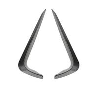 Pasos Laterales para Serie 3 E90 E91 LCI MSport 2009 2010 2011 2012 Parachoques Delantero Faro Antiniebla Rejilla Cubierta Cuchilla Aire Divisor Kit Carrocería(Aspecto Carbono)