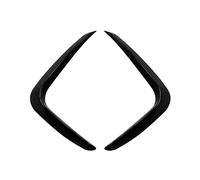 Pasos Laterales para X3 X4 G01 G02 MSport 2018 2019-2021 Luz Antiniebla Parachoques Delantero Divisor Rejilla Ventilación Cubierta Alerón Cuchilla Viento(Negro Brillante)