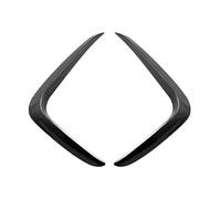 Pasos Laterales para X3 X4 G01 G02 MSport 2018 2019-2021 Luz Antiniebla Parachoques Delantero Divisor Rejilla Ventilación Cubierta Alerón Cuchilla Viento(Aspecto Carbono)