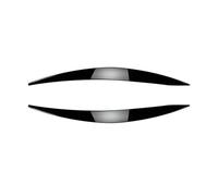 Pasos Laterales Pegatinas Párpados Delanteros para para Focus MK4 2019 2020 2021 Negro Brillante(Negro Brillante)