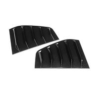 Pasos Laterales Rejilla Ventana Trasera Cubierta Persiana Ventilación Lateral Cuarto Accesorios para VW para Golf 7 .5 MK7 GTI 2014-2019(Aspecto de Fibra de Carbono)