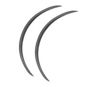 Pasos Rueda 2 Uds Guardabarros Bengalas Arco De Coche Guardabarros De Rueda Protector De Extensión De Llamarada Labio Antiarañazos Tira Suave Rueda Ceja Labio(2pcs)