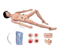 PASPRT Maniquí de Cuidado del Paciente de tamaño Natural de 170 cm, simulador de RCP, Habilidades básicas de enfermería Geri, Modelo Humano geriátrico con genitales Intercambiables (Female)