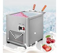 PASPRT Máquina Cuadrada Comercial para Hacer Helado Enrollado De 220 W, Bandeja Congelada De Acero Inoxidable con Enfriamiento Rápido a -30 ℃ para Uso