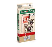Pass The Pugs Dice Game, el clásico Juego de Fiesta y Viaje, obtendrás una Planta de Doble Cara o Amor de Cachorro, Primero a 100 Puntos GANA, es un Gran Regalo para Mayores de 6 años