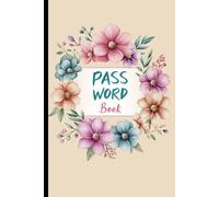 Pass Word Book: Internet Password Organizer:Small Password Journal and Alphabetical Tabs/ Website Username and Password Reminder with Alphabetical/ ... in watercolor style with a cream background)