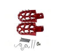 passend für CRF XR 50 70 110 125 CT200U M2R SDG DHZ SSR KAYO, Motorrad Zubehör Fußrasten, Fußstützen Pedale-Rot