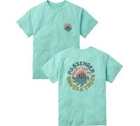 Passenger - Camisetas - Dune Recycled Cotton Relaxed T-Shirt Aqua Marl - Talla M - Azul Azul M