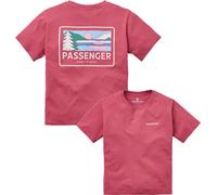Passenger - Camisetas mujer - Roamer Women's Recycled Cotton T-Shirt W Garnet para Mujer de Algodón - Talla XS - Rosa Rosa XS