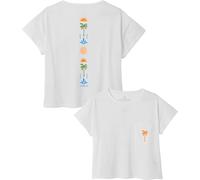 Passenger - Camisetas mujer - Stack Pocket T-Shirt W White para Mujer de Algodón - Talla M - Blanco Blanco M