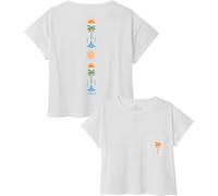 Passenger - Camisetas mujer - Stack Pocket T-Shirt W White para Mujer de Algodón - Talla XS - Blanco Blanco XS
