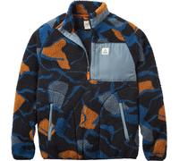 Passenger - Marcas - Offroad Recycled Sherpa 1/2 Zip Fleece Abstract Trails Black - Talla M - Negro Negro M