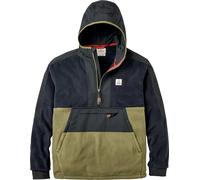 Passenger - Marcas - Woodland 2.0 Hooded 1/2 Zip Recycled Polar Fleece Black Khaki - Talla S - Negro Negro S
