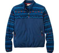 Passenger - Set Off Polartec® 1/4 Zip Fleece Mountain Geo Rich Navy - Talla L - Azul marino Azul marino L
