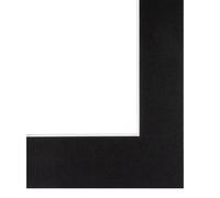 Passepartú Premium, negro, 40 x 50 cm para foto de 30 x 40 cm