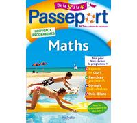 Passeport Maths de la 5e à la 4e