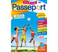 Passeport Toutes les matières de la 5e à la 4e
