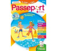 Passeport Toutes les matières du CE1 au CE2: avec autocollants récompenses. Avec une histoire inédite de Sami et Julie
