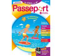 Passeport Du Cm2 À La 6e 10-11 Ans: Toutes Les Matières: Nouveaux Prog