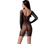 PASSION BS101 Bodystocking Negro Talla Única - Diseño Elegante Para Comodidad Y Estilo - NEGRO