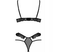 PASSION Dolly Set Dos Piezas Negro S M - Conjunto Elegante Con Diseño Atractivo Para Comodidad Diaria - S/M
