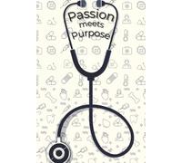 Passion Meets Purpose: A Med Student Study Notebook & Weekly Planner | Hybrid Notebook for Premeds and Medical Students