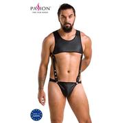 PASSION MEN 056 Body Adam - Body arnés masculino (negro) - L/XL
