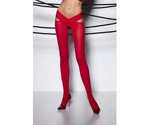 Passion TI005 T - Medias abiertas, color rojo