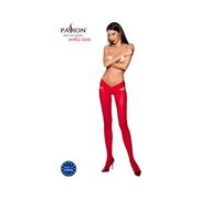PASSION - TIOPEN 005 MEDIAS NEGRO 3/4 60 DEN - Rojo - 3/4