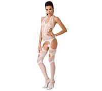 Passion Bodystocking BS053 Blanco Talla única