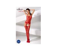 Pasión BS050 - Conjunto rojo corazón-floral S-L