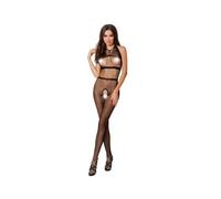PASSION - WOMAN BS048 BODYSTOCKING NEGRO TALLA UNICA - Negro - ONE SIZE