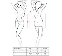 PASSION Woman Hellen Vestido y Tanga Talla LXL - Elegancia y Comodidad Para Momentos Especiales - S/M / NEGRO