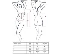 Sexy conjunto mujer l / xl corsé negro mujer maddie - Taille: L/XL, Couleur: Negro