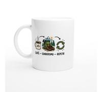 PassionCadeau Taza Café Senderismo Repetir | Taza Graciosa Senderista - Idea de Regalo Original