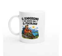 PassionCadeau Taza El Senderismo Más Barato que el Psicólogo