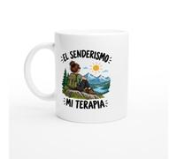 PassionCadeau Taza El Senderismo Mi Terapia