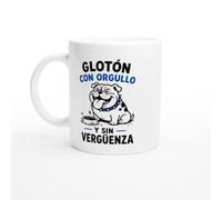 PassionCadeau Taza Glotón Con Orgullo Y Sin Vergüenza | Taza Humor Comilón - Idea de Regalo Original