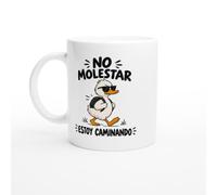 PassionCadeau Taza No Molestar Estoy Caminando | Taza Graciosa Senderista - Idea de Regalo Original