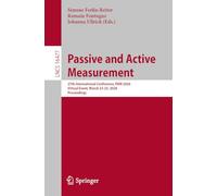 Passive and Active Measurement: 27th International Conference, PAM 2026, Virtual Event, March 23-25, 2026, Proceedings: 16477 (Lecture Notes in Computer Science, 16477)