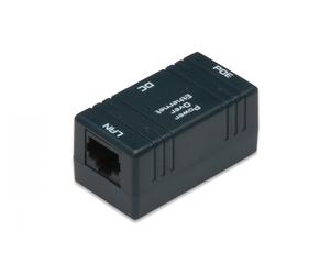 Passive PoE wall mount box 1x RJ45, 1x DC, 1x PoE