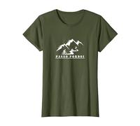 Passo Pordoi, Bicicleta, Italia, Giro, Ciclismo, Alpes Camiseta, Mujer, Verde Oliva, 3XL