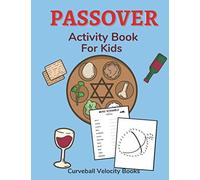 Passover Activity Book for Kids: Puzzles for Kids Aged 6-12