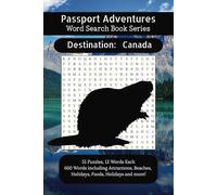 Passport Adventures! Destination: Canada: Word Search Book Series
