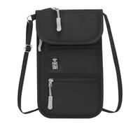 Passport Bag, Anti-Theft Money Pouch and Document Holder with Card Slots for Daily Commute Business Vacation Gym Beach Camping Mobile Phone and Travel Use 21x0.5x13cm