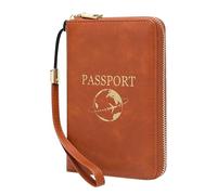 Passport Cover - Durable Synthetic Leather Case, Compact Travel Document